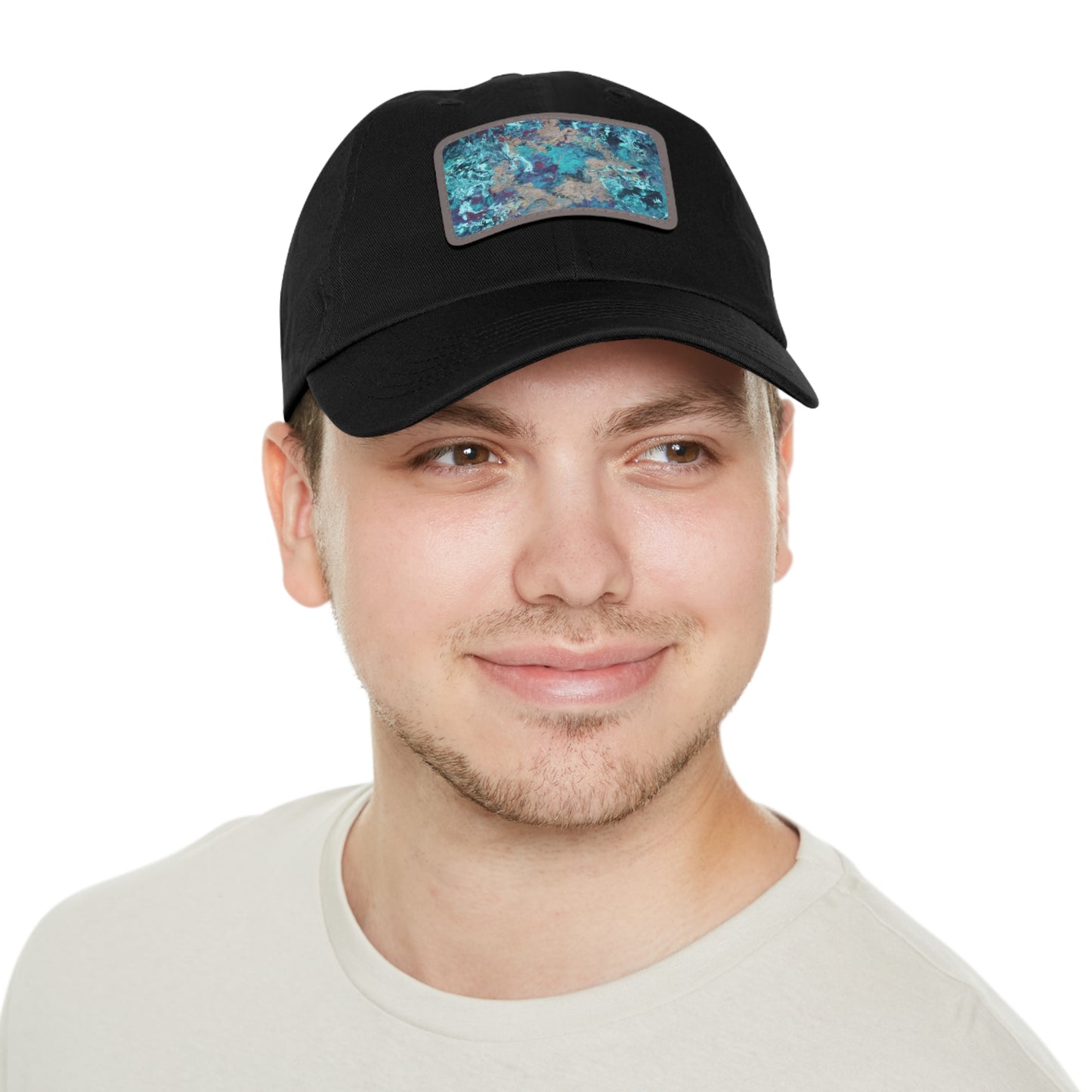 Hat with Leather Patch