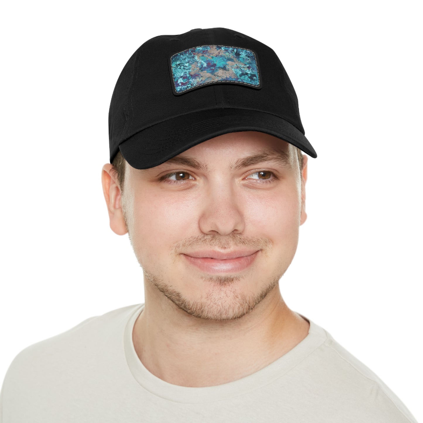 Hat with Leather Patch