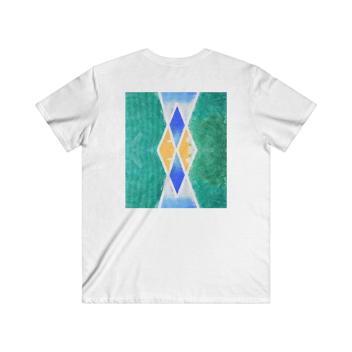 Men's Fitted V-Neck Short Sleeve Tee