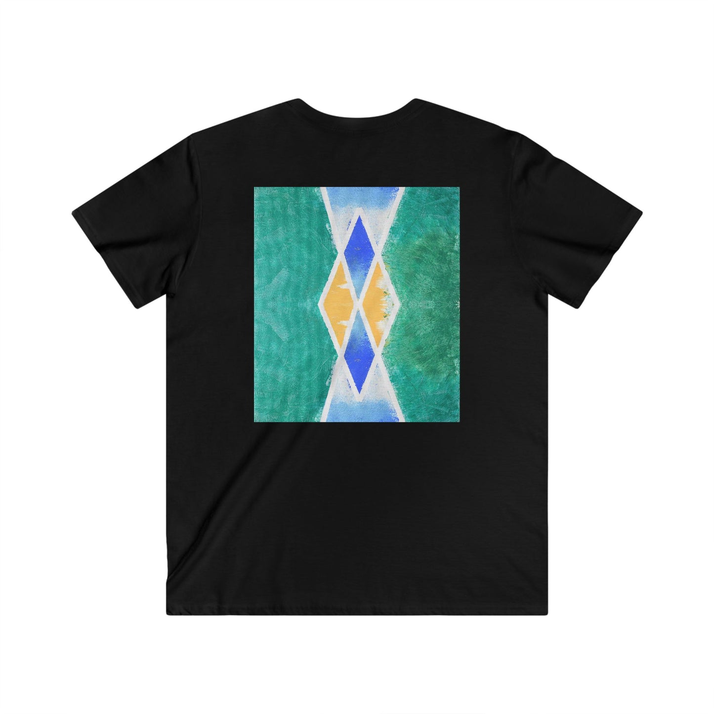 Men's Fitted V-Neck Short Sleeve Tee