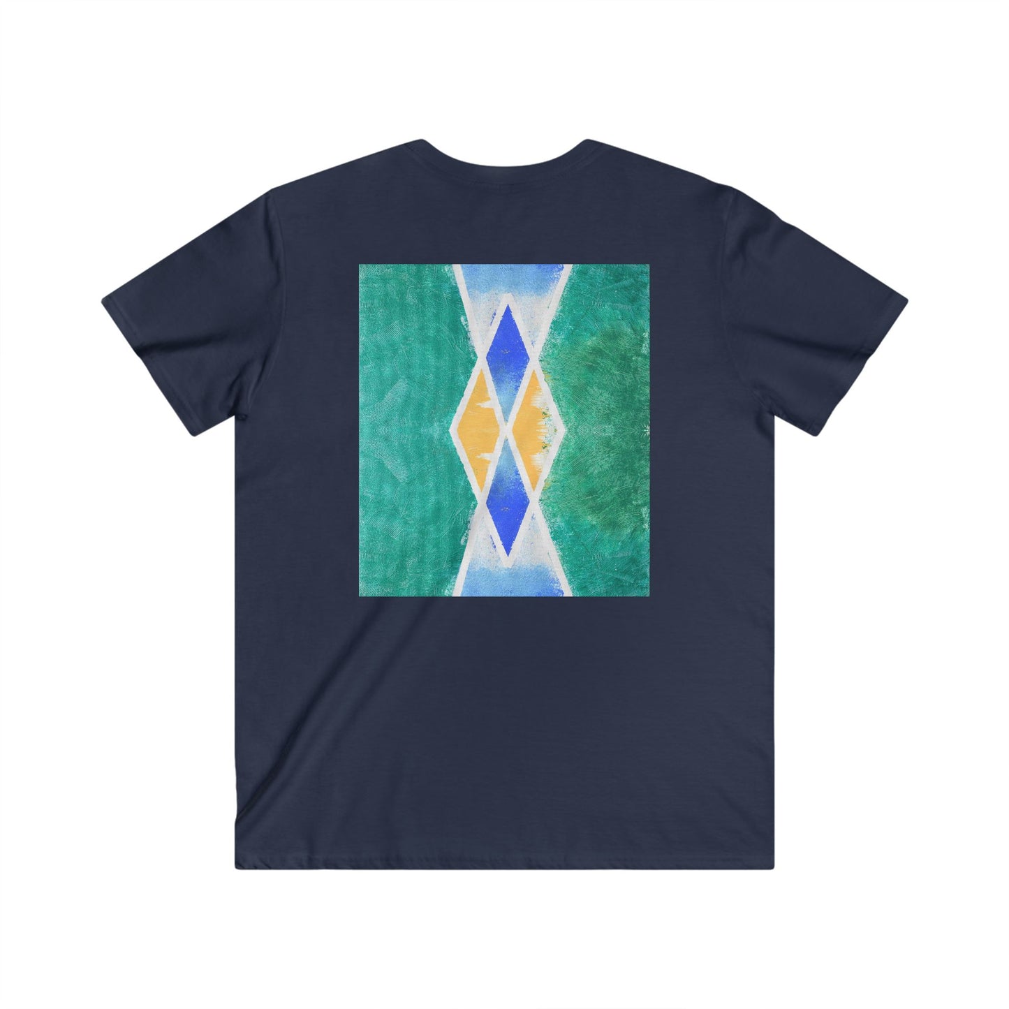 Men's Fitted V-Neck Short Sleeve Tee