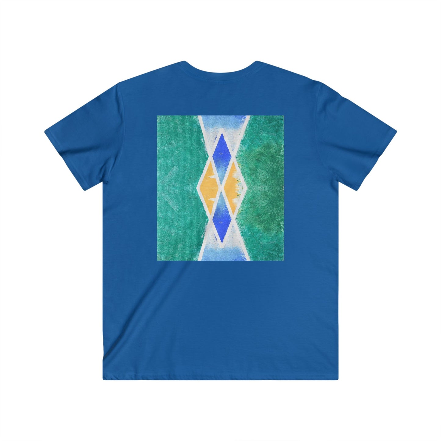 Men's Fitted V-Neck Short Sleeve Tee