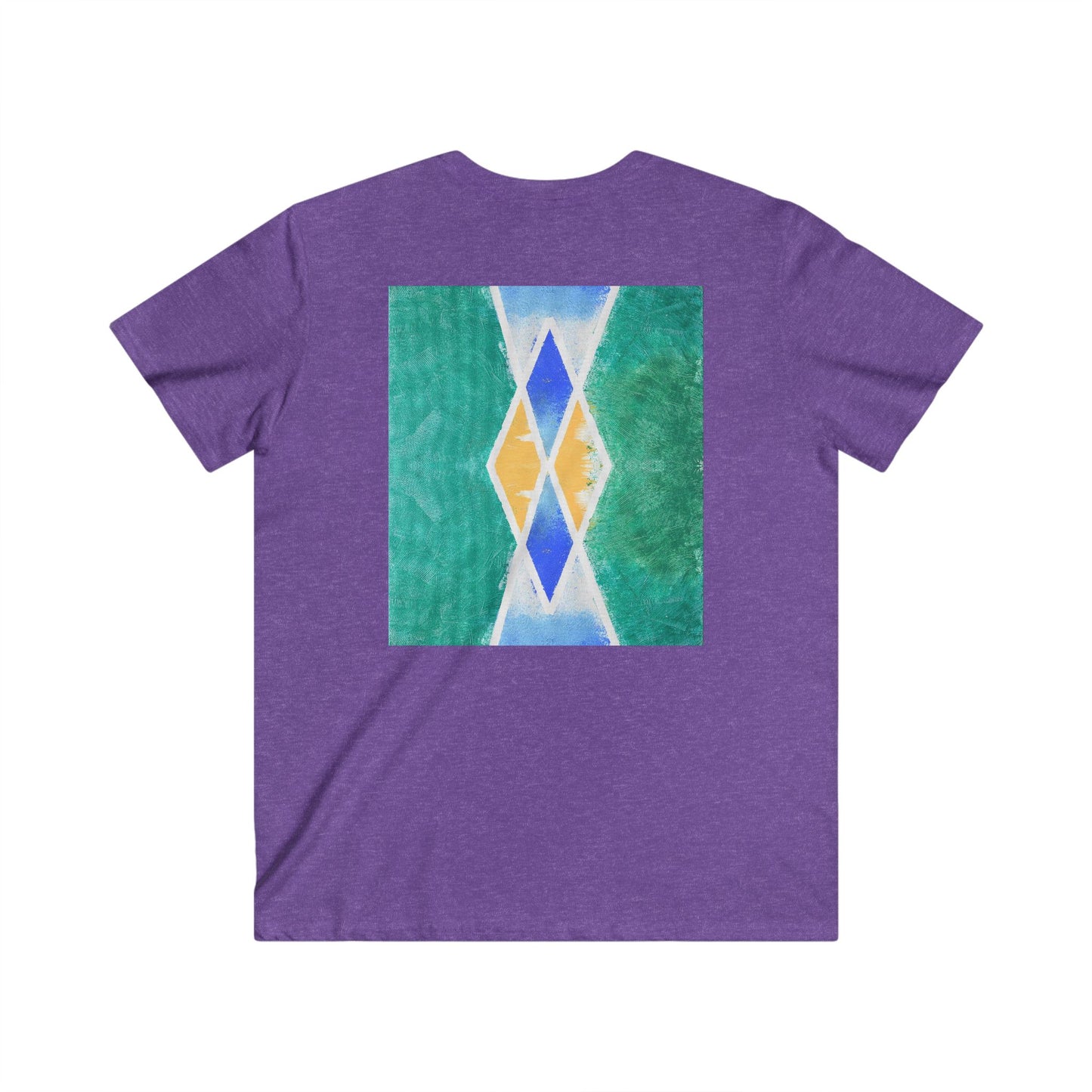 Men's Fitted V-Neck Short Sleeve Tee