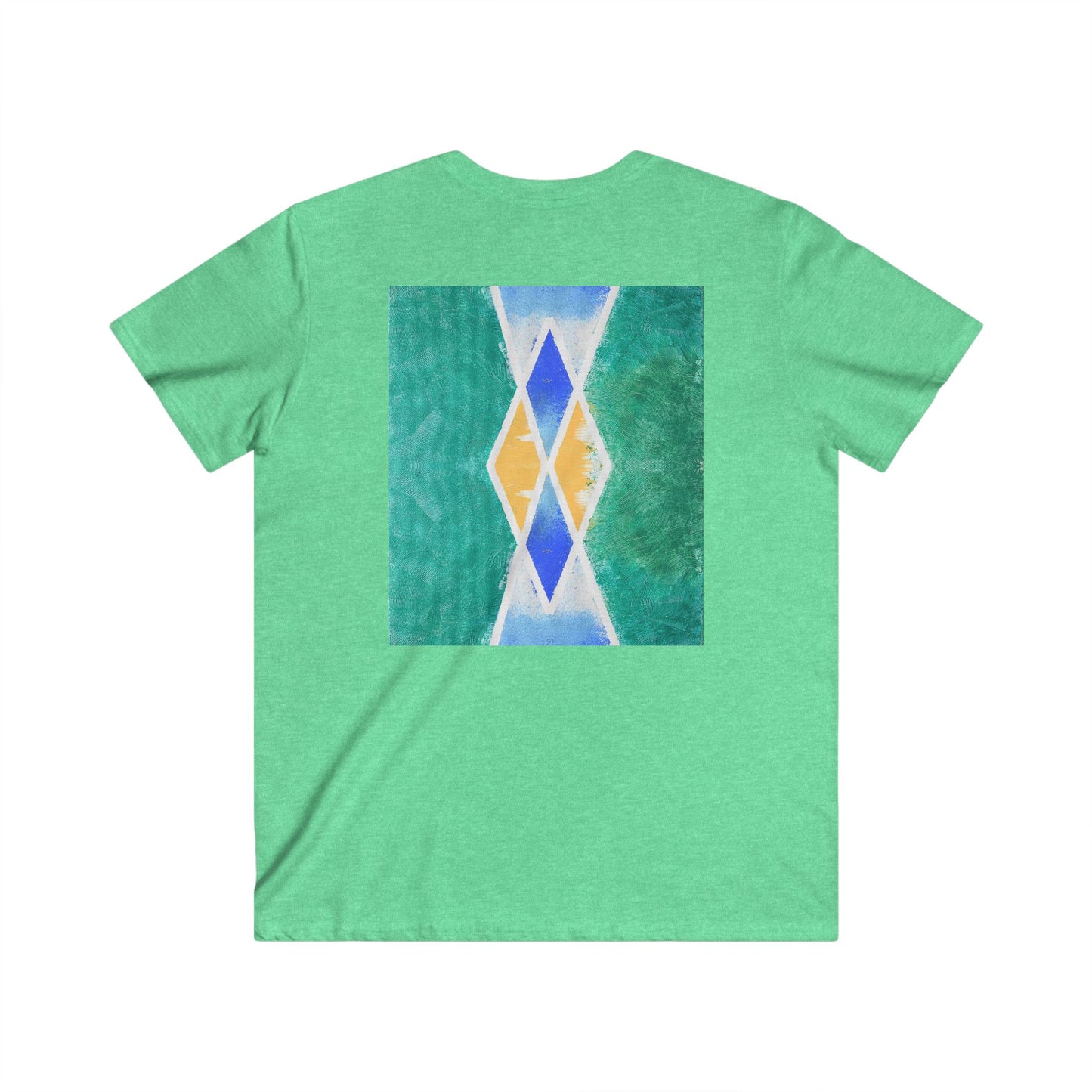 Men's Fitted V-Neck Short Sleeve Tee