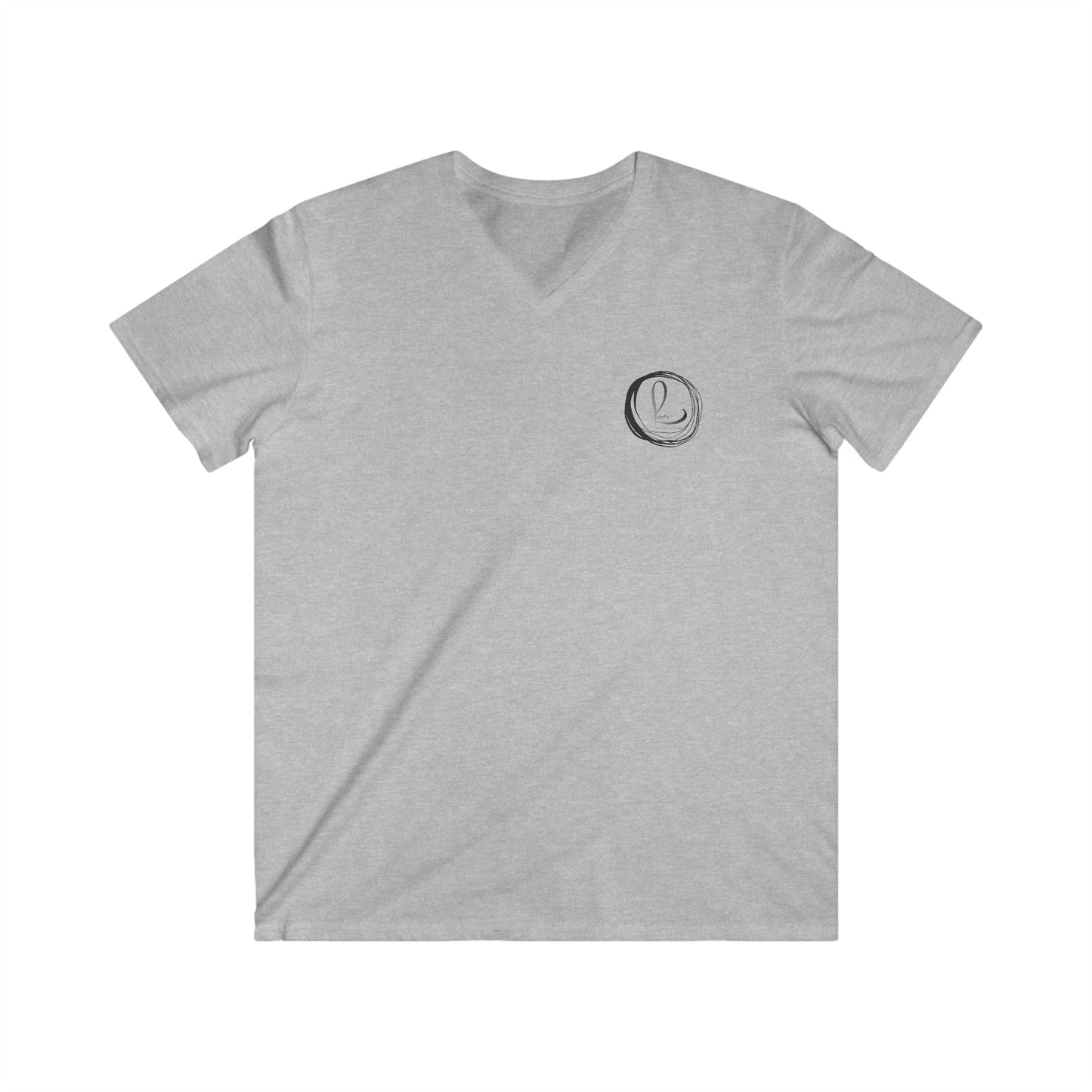 Men's Fitted V-Neck Short Sleeve Tee