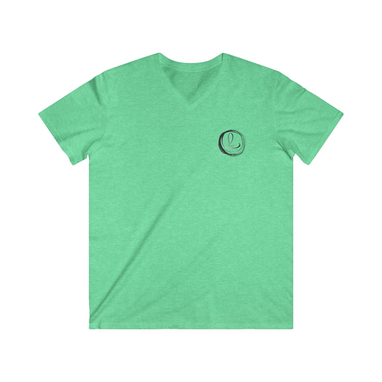 Men's Fitted V-Neck Short Sleeve Tee