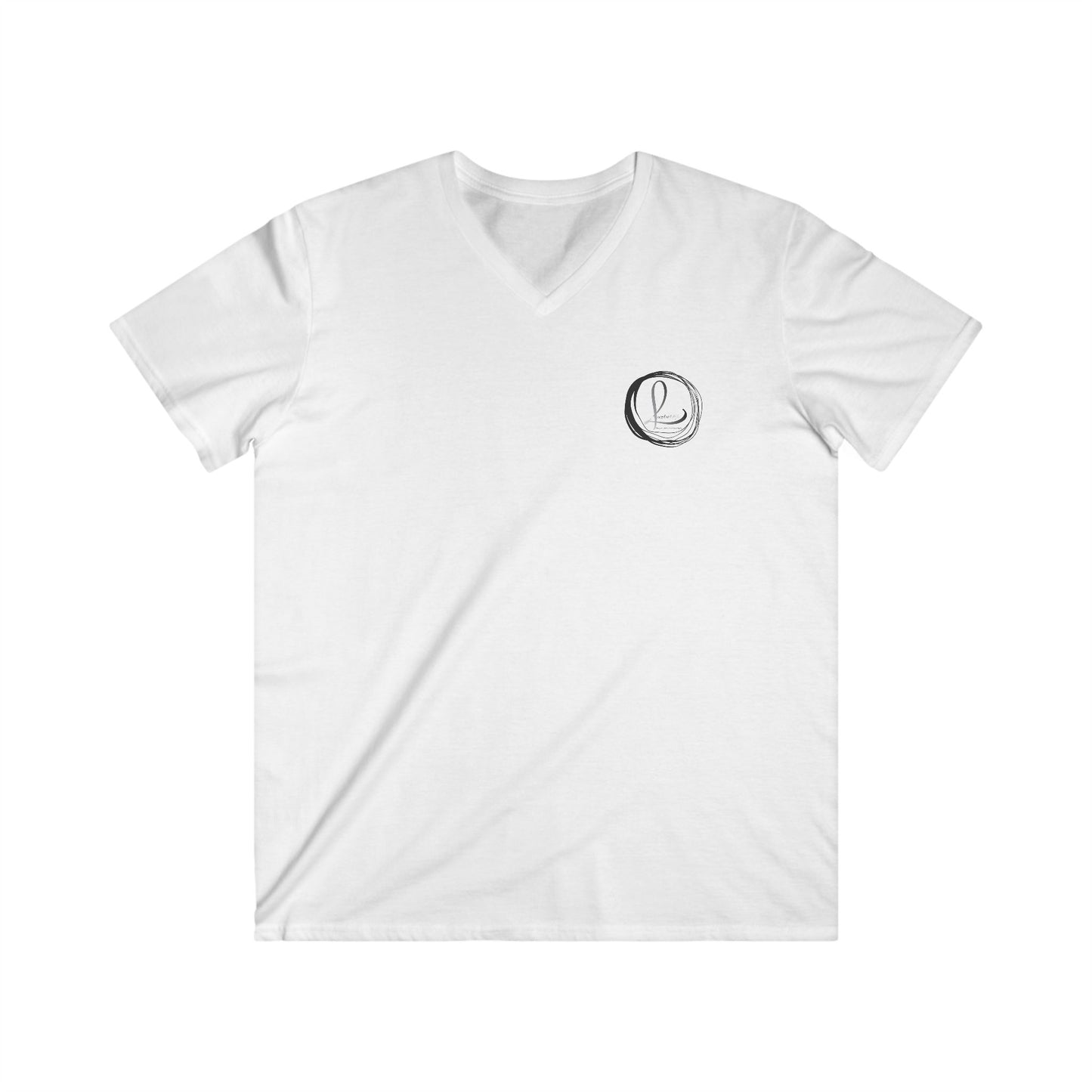 Men's Fitted V-Neck Short Sleeve Tee