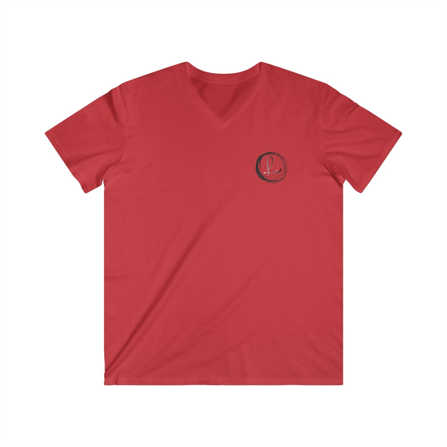 Men's Fitted V-Neck Short Sleeve Tee