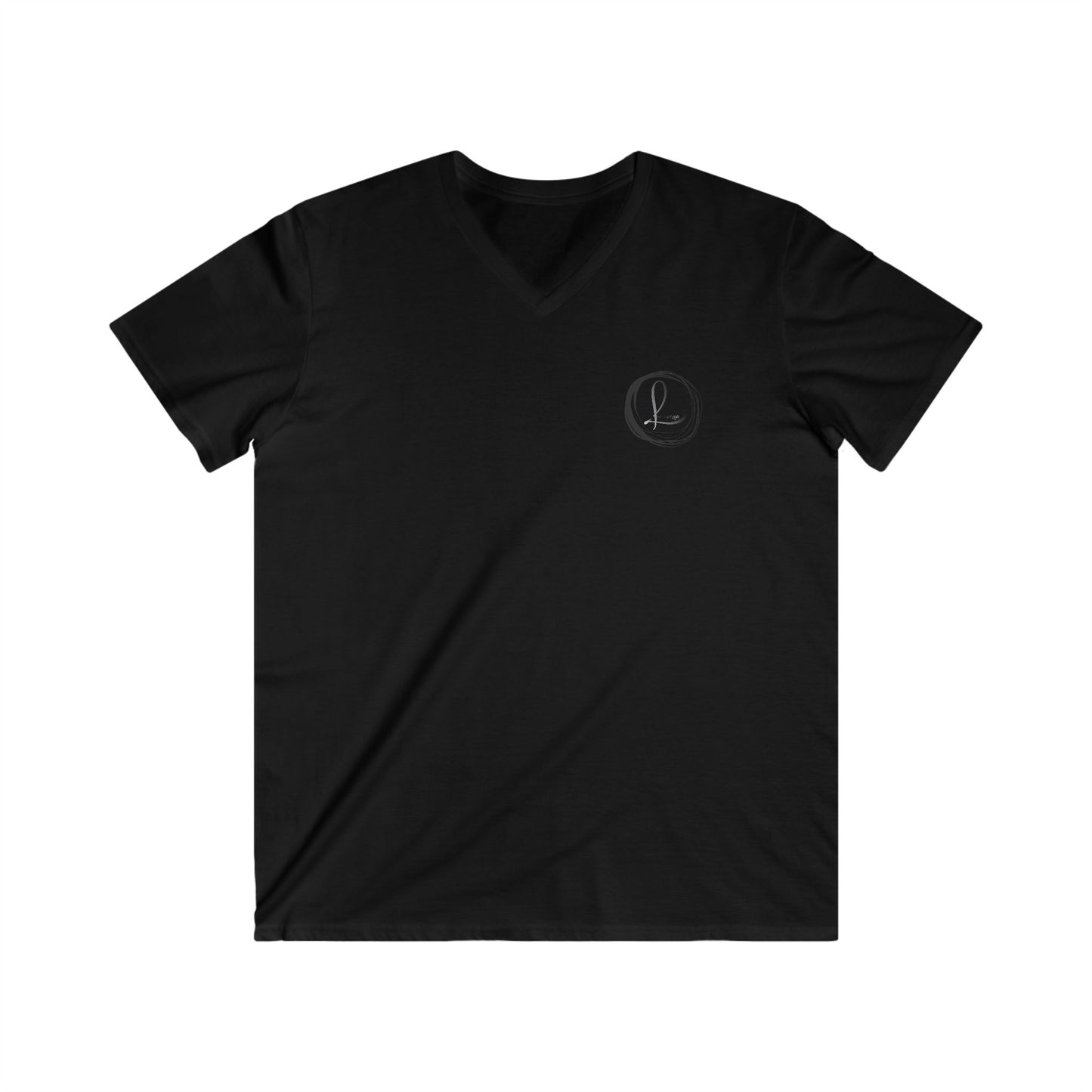 Men's Fitted V-Neck Short Sleeve Tee