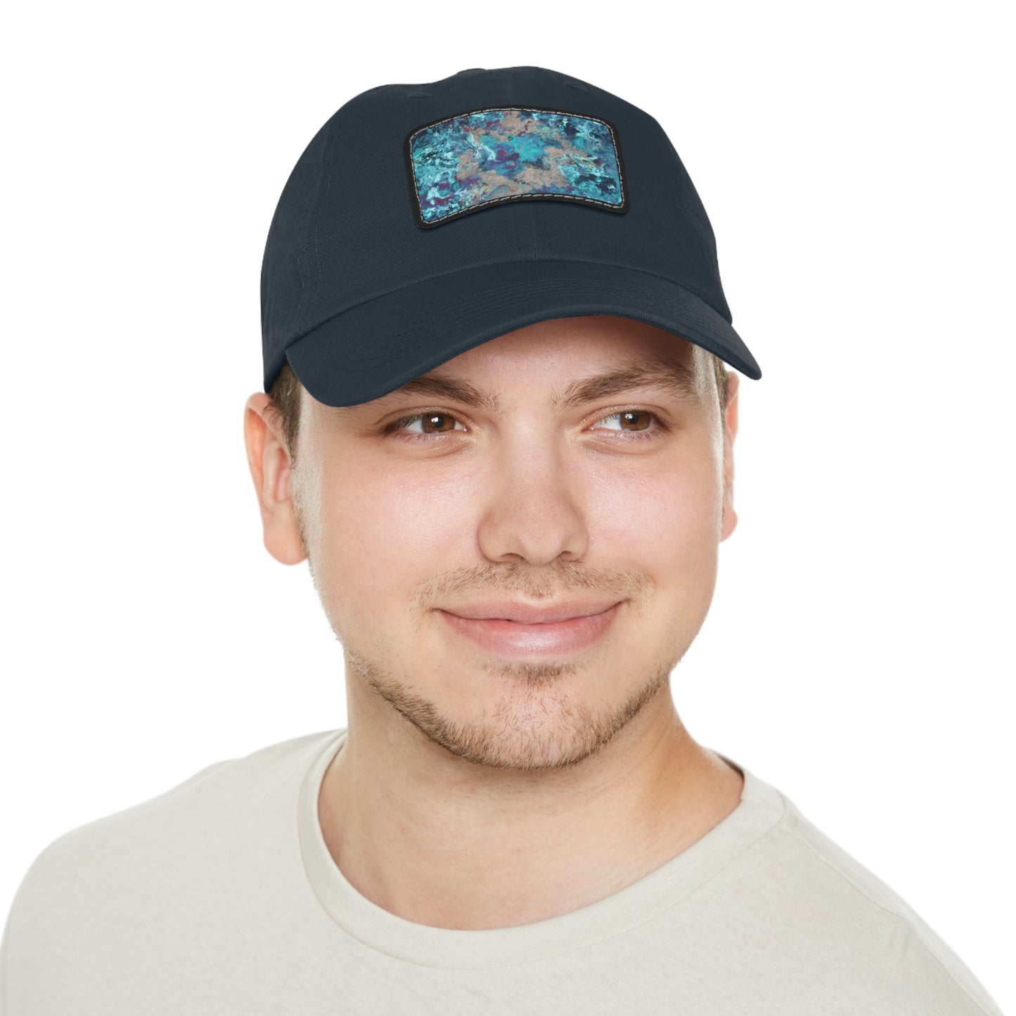 Hat with Leather Patch