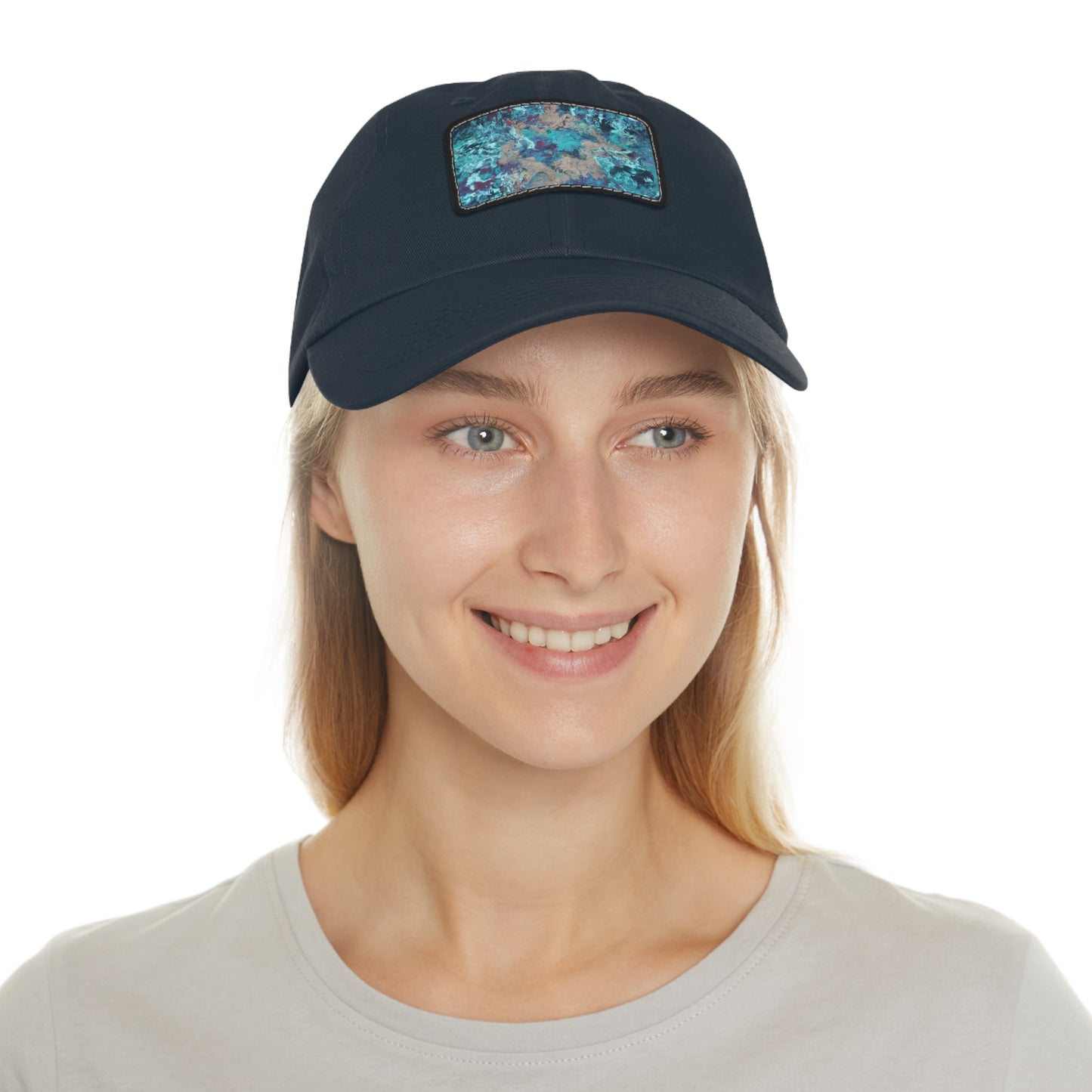 Hat with Leather Patch