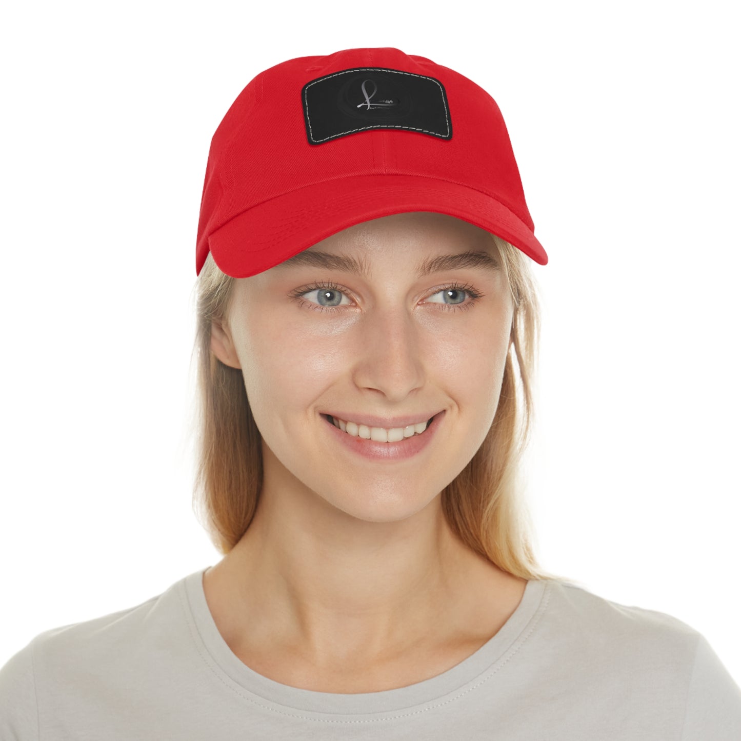 Hat with Leather Patch