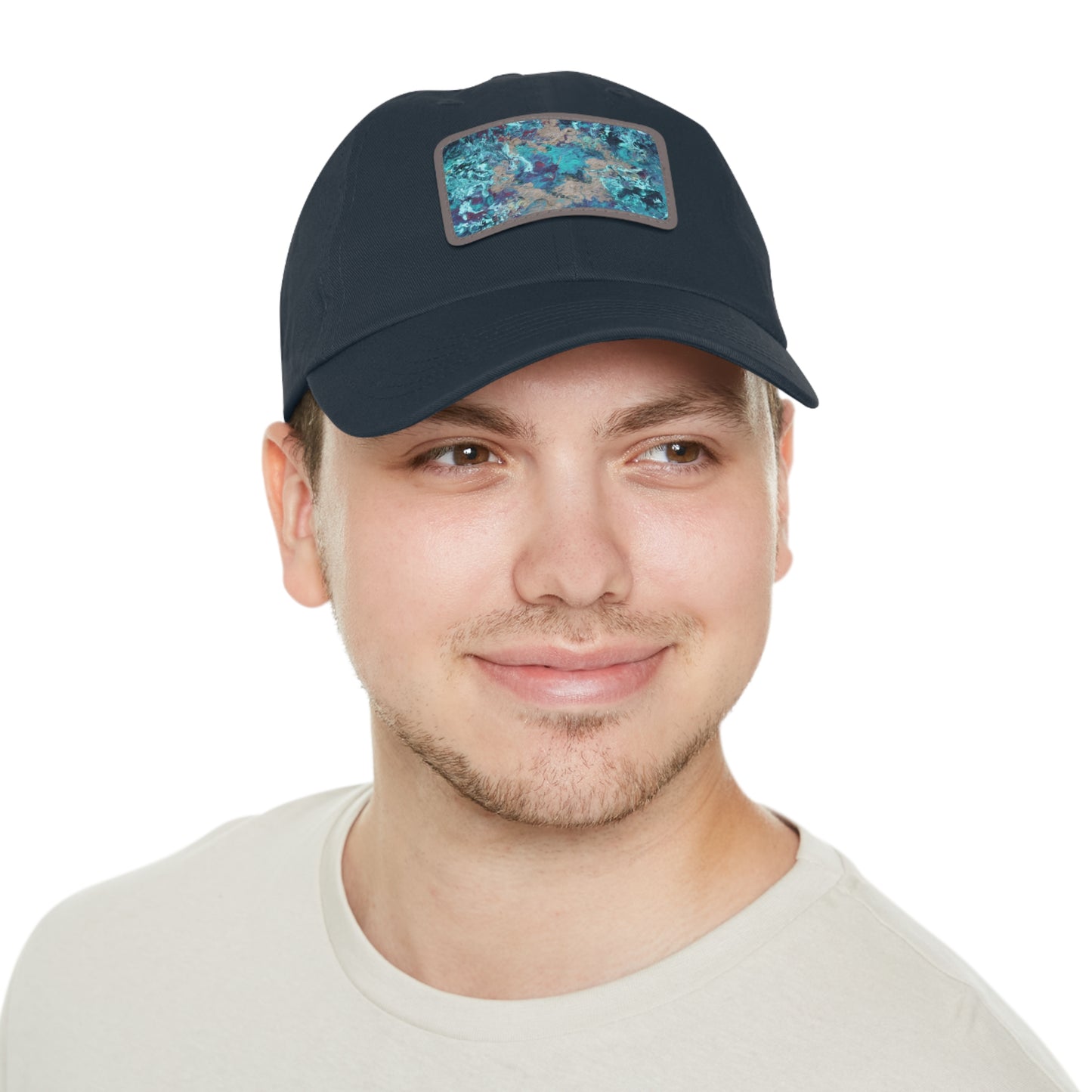 Hat with Leather Patch