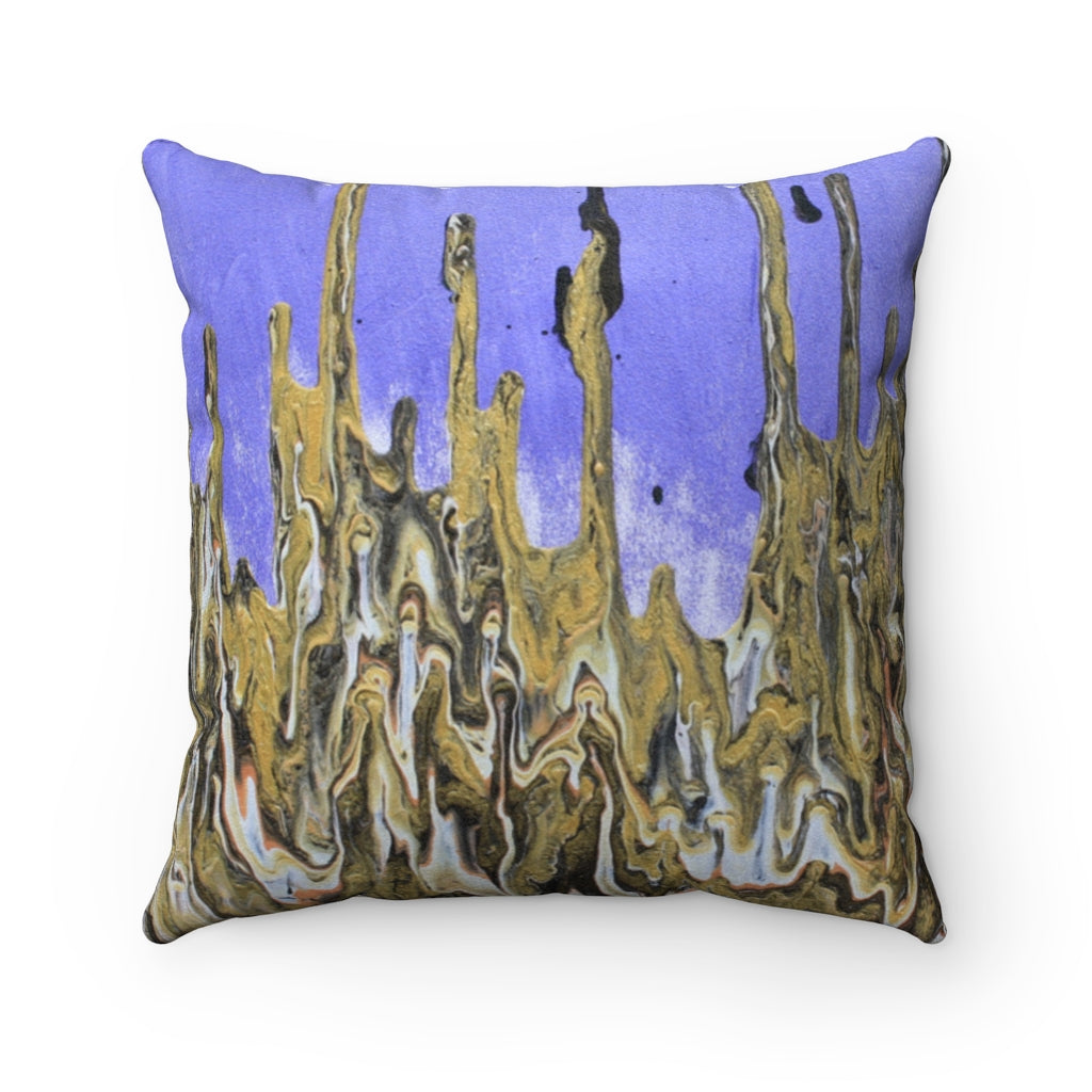 Faux Suede Square Pillow