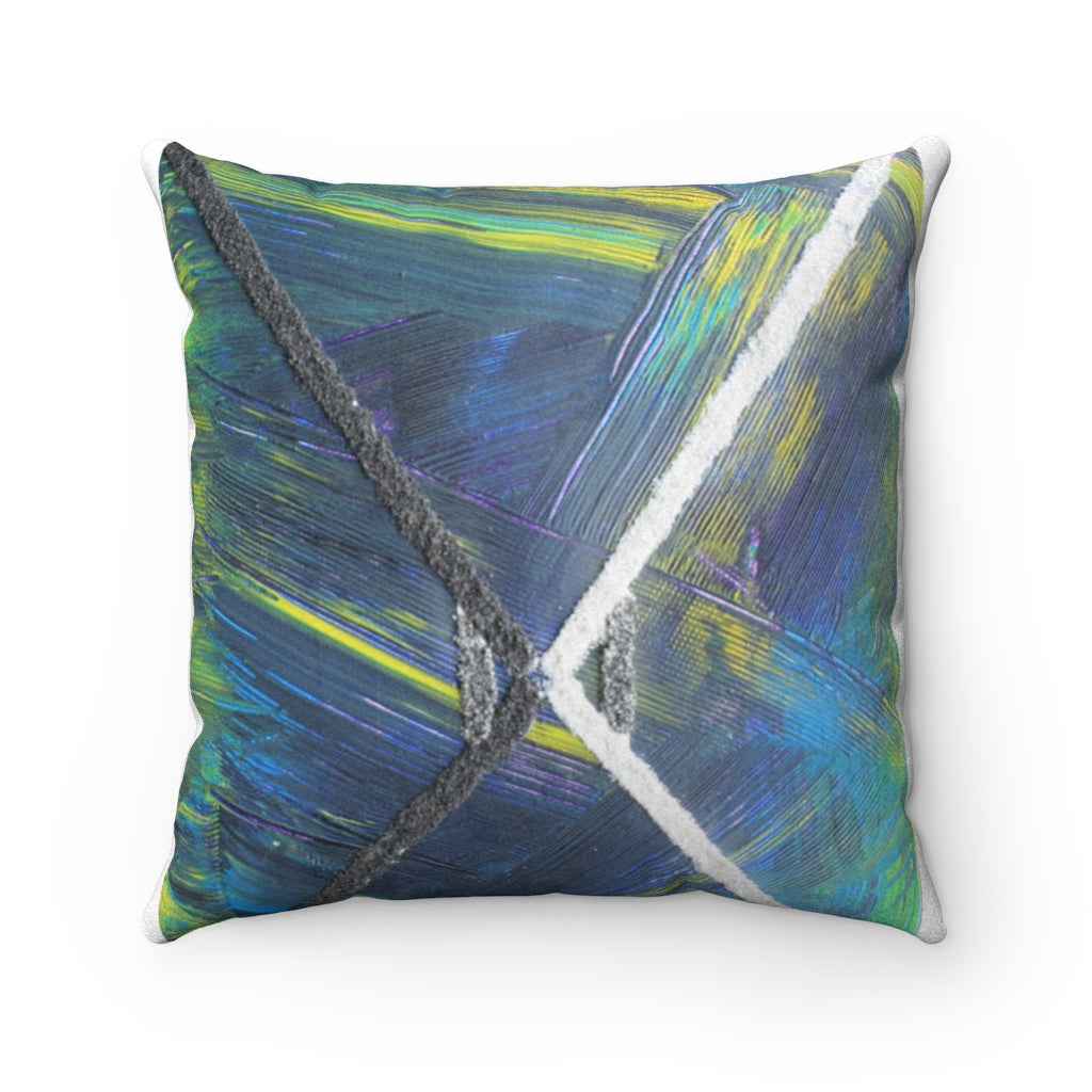 Faux Suede Square Pillow