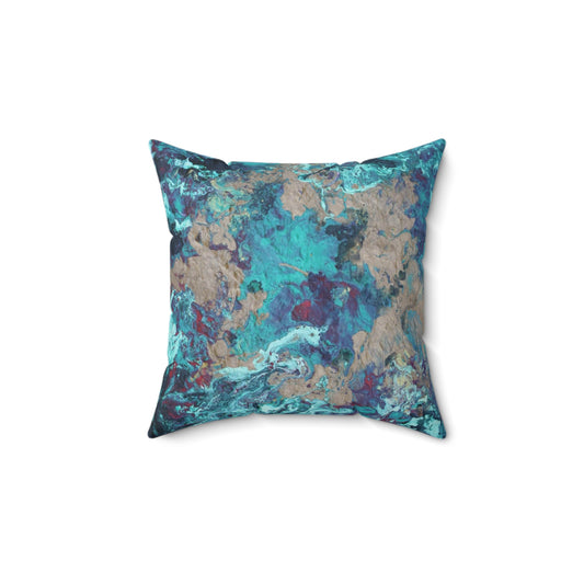 Faux Suede Square Pillow