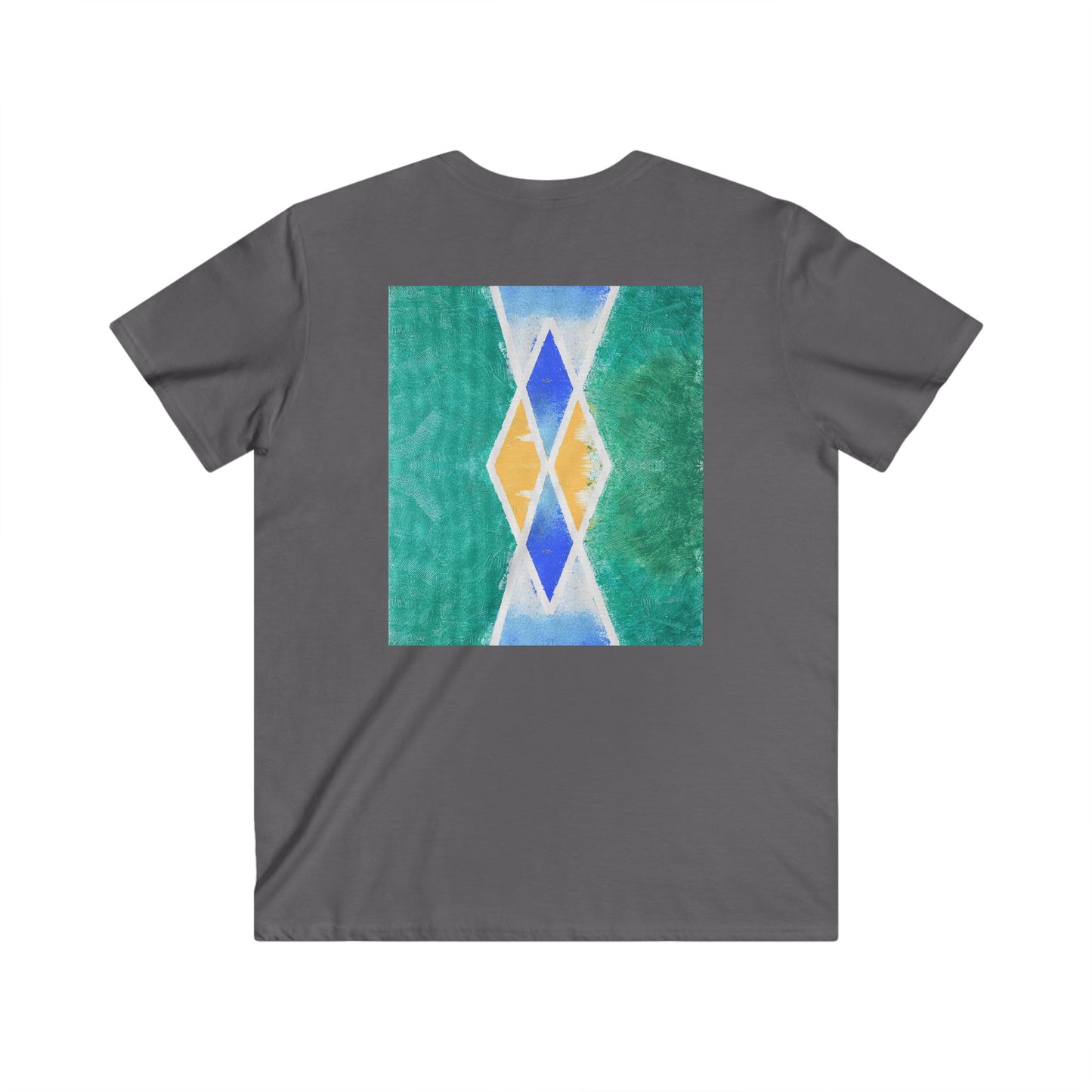 Men's Fitted V-Neck Short Sleeve Tee