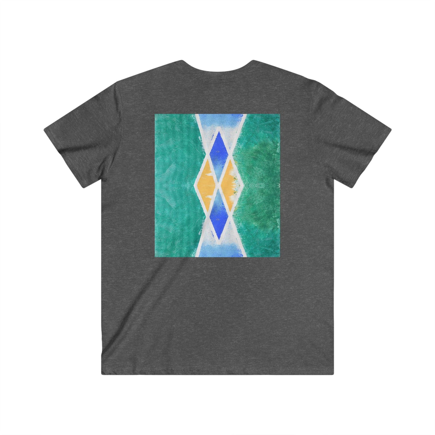 Men's Fitted V-Neck Short Sleeve Tee