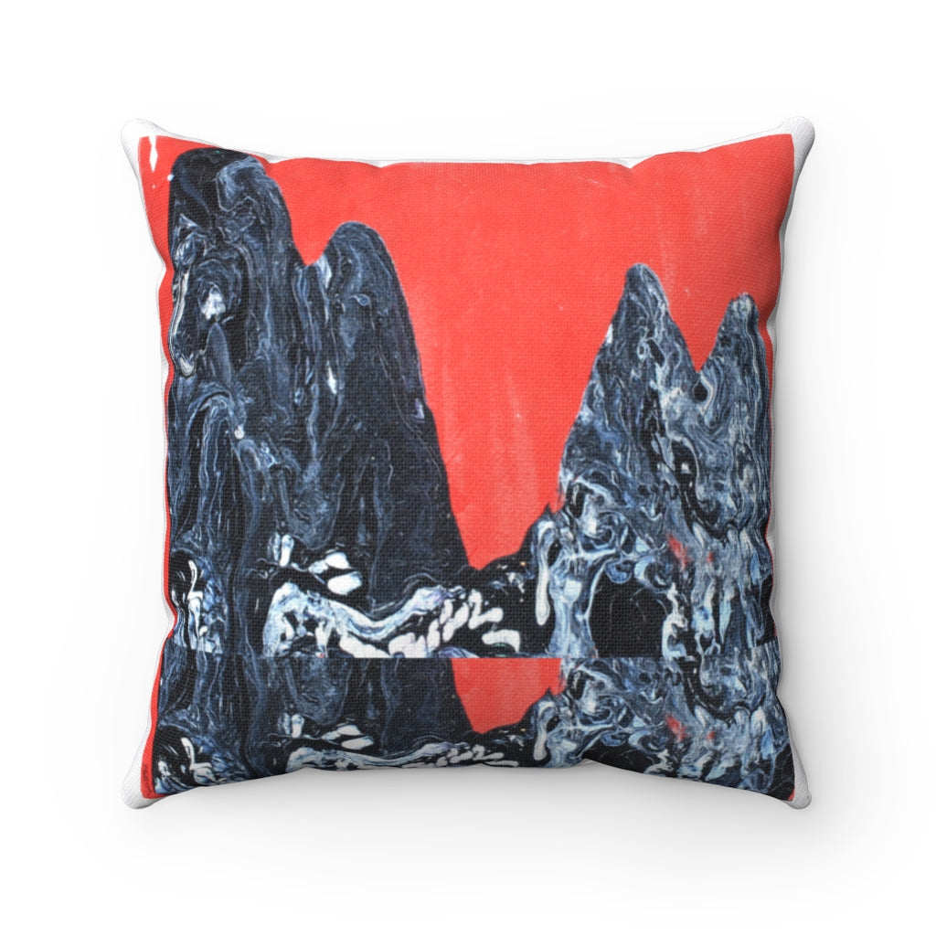 Spun Polyester Square Pillow
