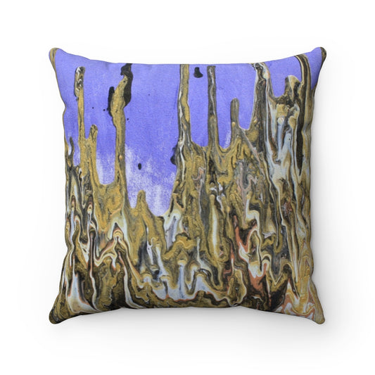 Faux Suede Square Pillow