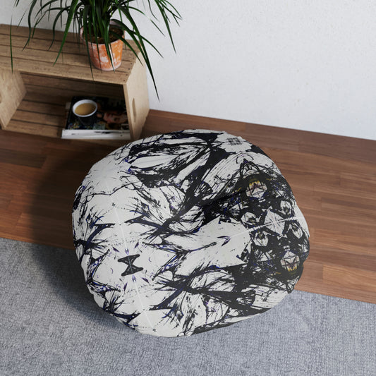 Tufted Floor Pillow, Round
