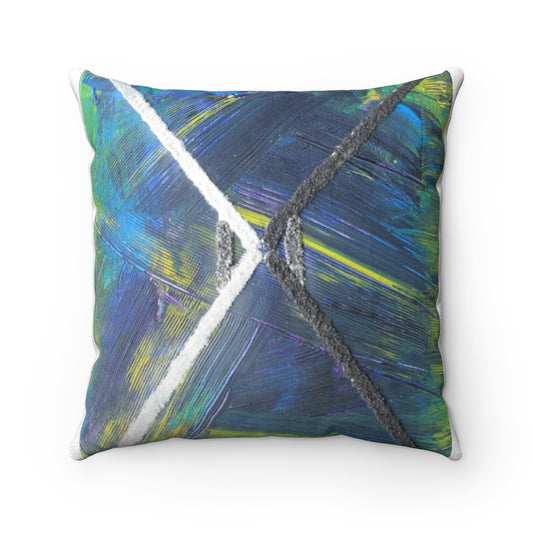 Faux Suede Square Pillow